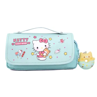 DEOBAGS KOTAK PENSIL PEREMPUAN LUCU / TEMPAT PENSIL ANAK MURAH / TEMPAT PENSIL GLITTER