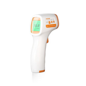 เครื่องวัดอุณหภูมิดิจิทัล ปืนสแกนเนอร์ ไม่สัมผัส อินฟราเรด หน้าผาก สําหรับเด็ก ผู้ใหญ่