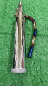 Pô Wave nhỏ Wave Zx Wave 2002-2004 đích nhôm CNC kèm cổ titan