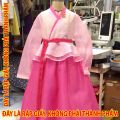 Rập Giấy TC012 - Hanbok Cách tân style Công chúa - Trẻ em - Tích hợp 3 kiểu. 