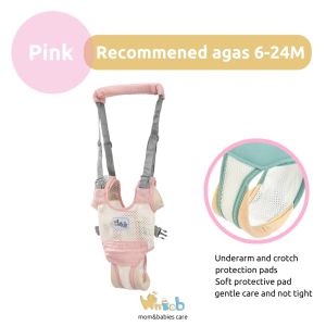 Hntob 6-24M Baby Walking Harness Assistand Sit to Stand Walker Learning Helper Adjustable Detachable