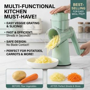 Household vegetable cutter multifunctional hand shredder potato slicer