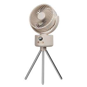 Outdoor Camping Fan Rechargeable Tripod Fan Portable Dual-purpose Foldable Detachable Mini Fan for Travel Tents Fishing