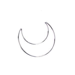 Moon Dream Catcher Metal Moons Ring Hoop DIY Handmade Dreamcatcher for Handmade Wedding Wreath Hanging Handicraft