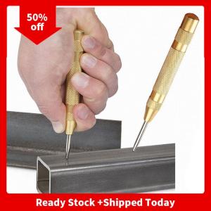 🔥🔥🔥pheebss เครื่องมือเจาะรูสำหรับเริ่มรูรับน้ำหนักด้วยสปริงหมุดตรงกลางอัตโนมัติ5นิ้ว