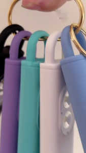 Rechargeable Security Alarm With High Intensity Strobe Flashing And Sound Alerts For Traveler Camping