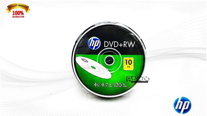 Hp Dvd Rw 4 7gb Blank Dvd Cd 10 Pieces Per Spindle Lazada Ph