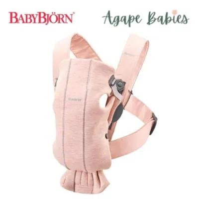 [10 Yr Local Warranty] BabyBjorn Mini Baby Carrier Jersey 3D - 4 Color