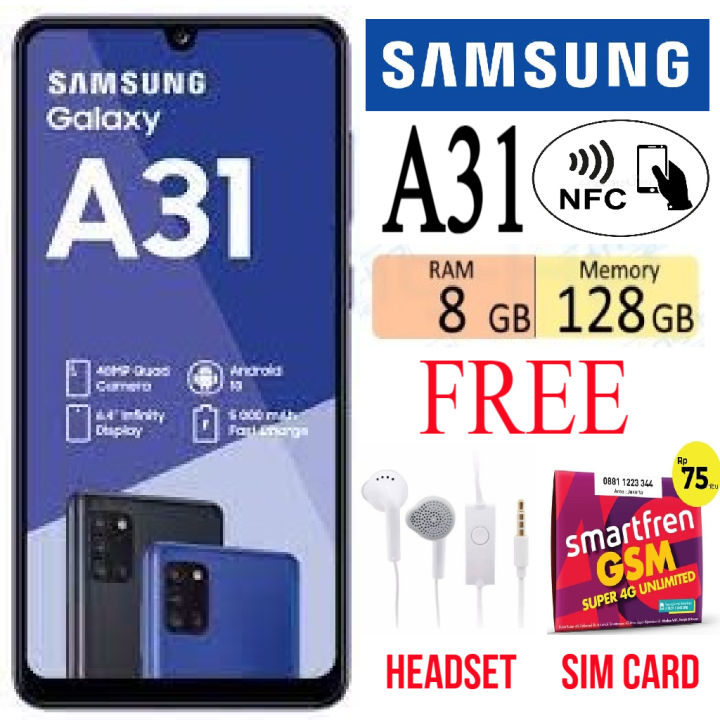 128 Gb Sd Card For Samsung A31 Samsung Galaxy A31 A31 RAM 8/128 GB
