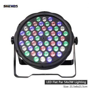 SHEHDS  54x3W RGBW LED Par Light DMX Control for DJ Party Christmas Church Birthday Disco Club Wedding Stage Lighting