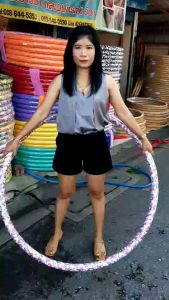 โปรแรงส์ ฮูล่าฮูป 5 กิโล Size XXXXXL จัมโบ้ มีลายน่ารักๆสวยงาม เพื่อประสิทธิภาพในการลดอ้วนลดพุง ต้องตัวนี้เลยค่ะ