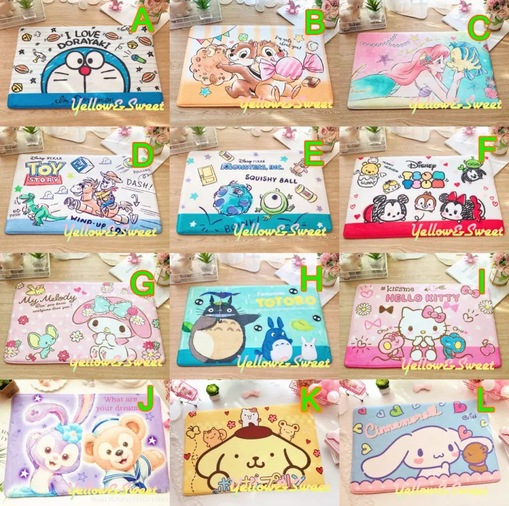 BS ·͜·♡🪴พรมเช็ดเท้า (40x60cm) ซับน้ำ กันลื่น ของใช้ในห้องน้ำ ดิสนีย์ ...
