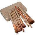 Bộ cọ trang điểm 12 món, cọ trang điểm nội địa trung màu hồng makeup cá nhân chuyên nghiệp. 