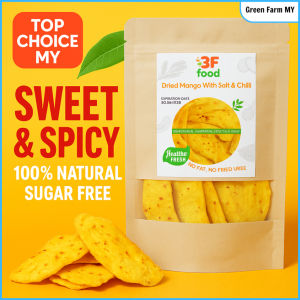 DRIED MANGO WITH SALT AND CHILI of 3F Dried Mango Salt Chili Spicy & Sour Snack 100G/250G/500gr/1kg