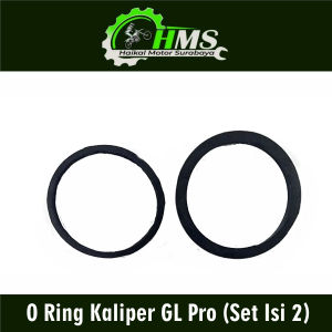 O Ring Kaliper GL Pro (Set Isi 2) - ORing Karet Seal Sil Piston Caliper Cakram Kepala Babi Baby