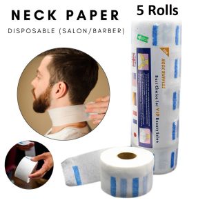 1 Rolls/5 Rolls Neck Tissue Paper Ruffles for Salons and Barbershop
