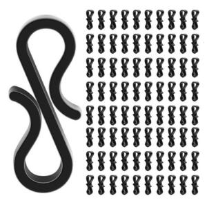 Pack of 120 Plastic Gutter Hook for Hanging Christmas Light and Decorations Securely In Any Weather Conditions