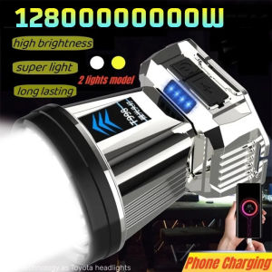 Waterproof Headlight LED Headlamp Flashlight Headlight Flashlight USB Rechargeable LED Outdoor Light Camping Light with Charger Strong Headlight
