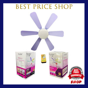 BestPriceShop Lampu Kipas Langit-langit LED Lampu Kipas dengan Remote Control MORA PROFAN