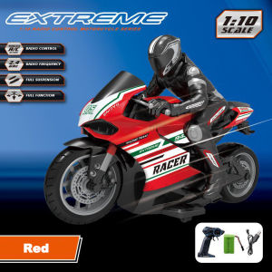 FENAFE【♥️BEST♥️】1:10 2.4G Remote Control Motorcycle Toy Wireless RC Motorbike Toys RC Car Toys High Speed Remote Control Motorbike Motorbike Model Toys Remote Control Motorcycle