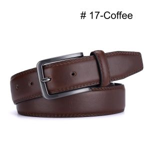 Stella Fashion Mens alloy pin buckle belt PU belt Jeans belt casual all-match pin buckle belt