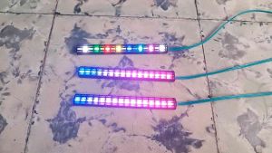 Lampu Strobo RGB Pelangi Untuk Miniatur Bus Truk Motor Panjang 115cm DC 5V - 12V