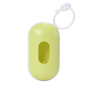 ถุงเก็บอึสุนัข พร้อมแคปซูลใส่ถุง ถุงเก็บมูลสุนัขแบบพกพา ถุงขยะพกพาหลากหลายสี ถุงเก็บอึหมา