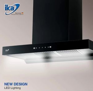 【KB HOME】【READY STOCK】【BLACK】【HIGH QUALITY】【5 YEARS WARRANTY】【IKA】【SOLID MATERIAL】【LED LIGHTING】【NEW】【POWER UP TO 1450m3/h】【ZERO TOUCH】IKA-KREFELD Hood Cooker Black 3 Speed Zero Touch Control LED Lighting