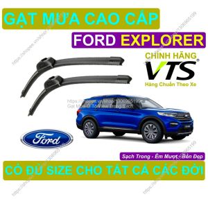 Gạt Mưa Lưỡi Silicon Kính Lái Ford Explorer Cặp Gạt M.ưa Kính Lái Ford Explorer Có Đủ S.ize Cho Các Đời Xe Explorer