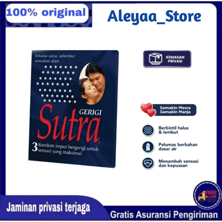 Kondom Sutra Gerigi Isi 3 Privasi Aman Terjaga Kondom Sutra Bergerigi