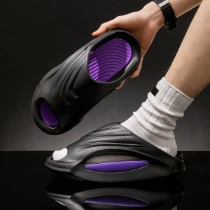 Nonslip Outdoor Sports Slippers Spring And Summer Highheeled Beach Slippers Thick Bottom Shock Absorption Heightening Casual Outdoor Slippers