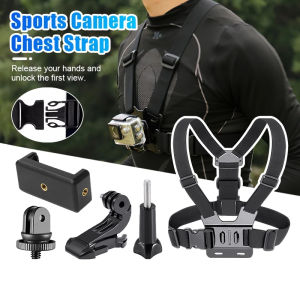 Dây Đeo Ngực Camera 5in1 Cho GoPro DJI Insta360 - Đai Đeo Camera POV Gắn Điện Thoại Action Camera
