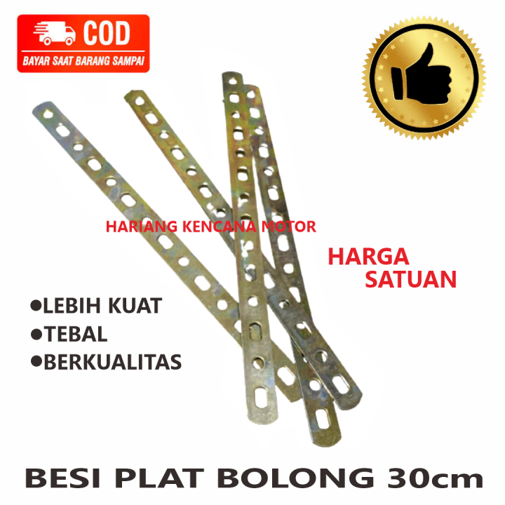 Besi Plat Bolong Serba Guna Bracket Multifungsi Strip Lubang 30cm Lazada Indonesia 5798