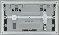 British General (FBN22UAC45B) Screwless Flat Plate 13A Switched Double Socket with USB Charger, 13A, 2 gang SP, switched + USB type C 45W. 
