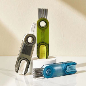 3 in 1 Cleaning Brush Lid Cleaning Brush Bottle Cleaning Brush Kitchen Gap Brush Cup Lid Brush