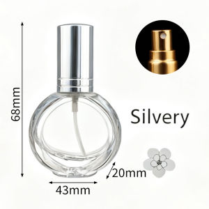 30ML Glass Perfume Bottle Round Acrylic Lid Perfume Spray Bottle Thickened Perfume Spray Container