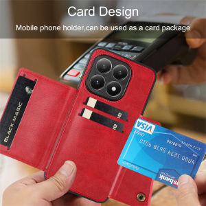 Luxury Leather Funda For Xiaomi 15T Pro Case Shockproof Wallet Car c Holder Phone Case for Xiaomi 15TPro Card Slot Cover