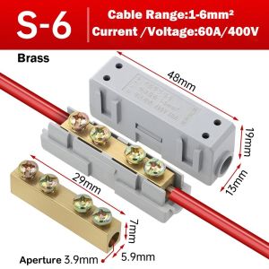 VIVIDI Spliceable High Power Splitter Brass Reusable Wire Connector Wiring Connector Electrical