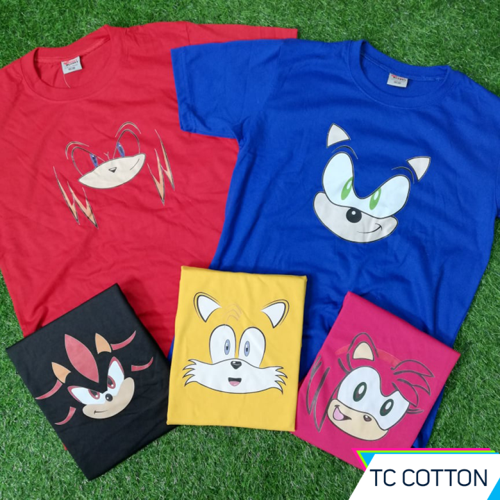 Faces Design Sonic Tails Shadow Amy The Hedgehog Kids Adult Family 