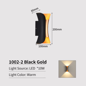 LED Wall Light Outdoor Wall Lamp Waterproof Modern Lighting Exterior Home Decoration