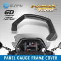 YAMAHA Nmax v3 Turbo Panel Gauge Cover Protector Garnish Carbon Fiber Design With M3 Tape. 
