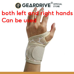 GEARDRIVE 1Piece Wrist Brace for Carpal Tunnel Relief Light Support - Compression Wrist SupportWrist Guards Fit Right Left Hand