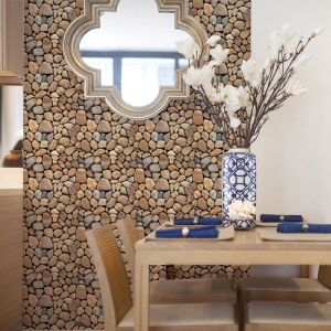 1pcs 30 X 30CM Modern Waterproof Self Adhesive Wallpaper Bedroom Kitchen Bathroom 3D Tiles Wall Sticker PVC Home Decor wall stickers