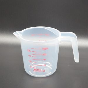 250ML/500ML/1000ML/1500ML Clear Plastic with Handle Graduated Measuring Cup Kitchen Utensil Measuring Cylinder