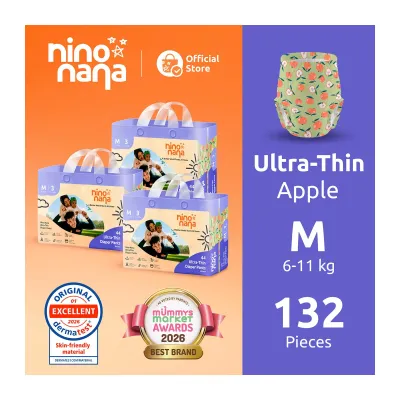 Nino Nana Ultra-Thin Diaper Pants Carton - M (6-11kg)