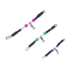 NALANILI 10pcs 10 cái Dụng Cụ Câu Cá Khớp nối xoay chữ T 3 Cách Khóa nối xoay câu cá Bền bỉ Kích thước S/M/L Cần câu chống rối Câu cá biển