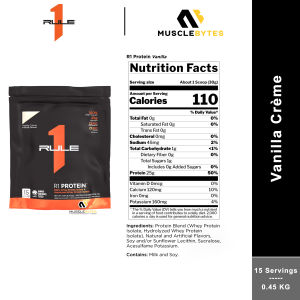 Rule 1 - R1 Protein [1LBS / 2LBS] [100% Whey Protein Isolate & Hydrolyzed Whey Protein] [Rule1]