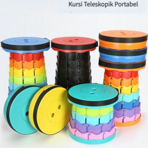 Kursi Lipat Portable Telescopic Telescoping Kursi Lipat Pendek Kursi Jongkok Bangku Jengkok Dapur Kursi Anak