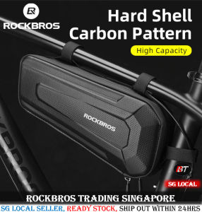 SG Delivery RockBros bicycle frame bag Triangle bag waterproof bag cycling bag bicycle accessories
