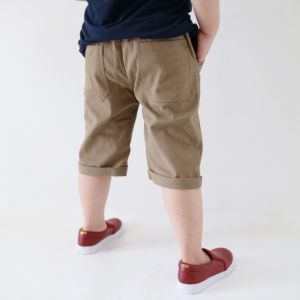 100 Ribu 3 Pcs Celana Chinos Pendek Anak Laki Laki Umur 1-12 tahun Nyaman Bahan Strecht Warna Abu Mocca Hitam